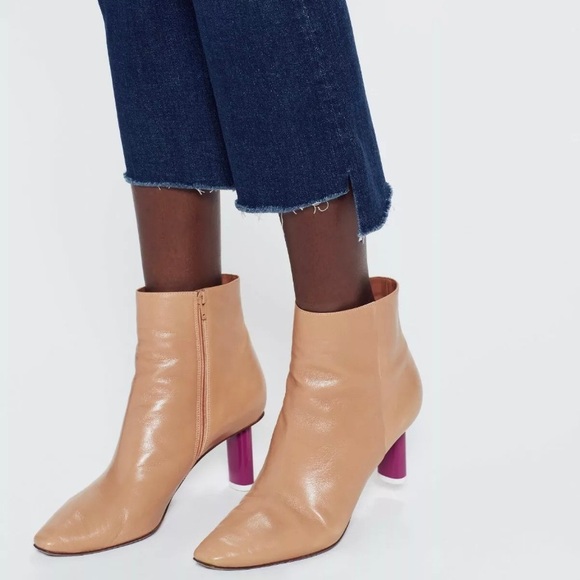 Mother Insider Crop Step Fray jeans Royal Treatment indigo blue - Picture 3 of 13